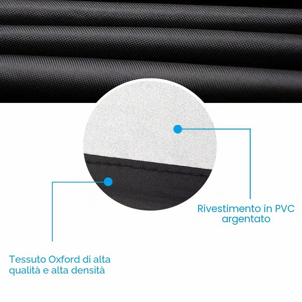 Copertura per conigliera, resistente 210D Copertura termica per conigliera Copertura per coniglietto Perfetta vestibilità con finestra a punta - 180 cm L x 52 cm B x 86 cm H