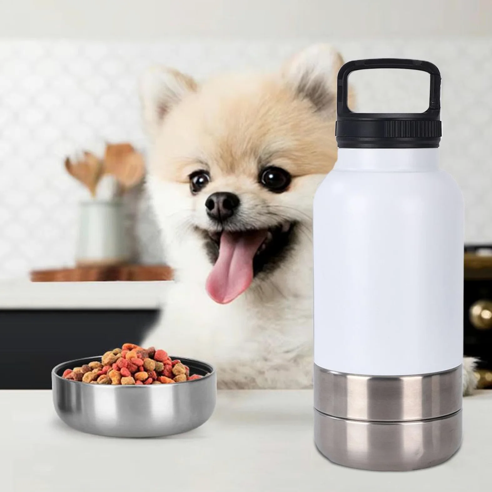 Borraccia Da Viaggio Cani Dispenser D'Acqua Portatile Da 1,52 L Per Cani | Borraccia Antigoccia Cuccioli Per Viaggio Appartamento Outdoor Road Trip Escursioni Campeggio Passeggiate Picnic Dormitor