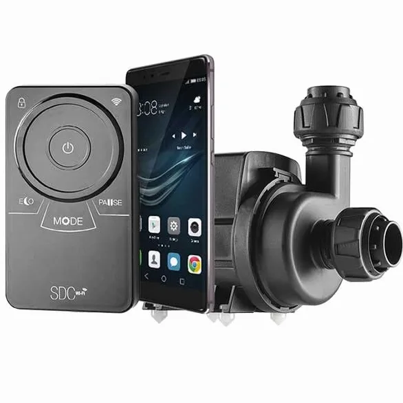 Sicce Syncra SDC 3.0 Pompa per Acquari, Controllabile con Controller e/o App, 6-35 Watt, Portata Regolabile 1-3 m3/h, Prevalenza Massima 2.2 m, Lunghezza Cavo 3 m, PassaCavo 25/32 mm