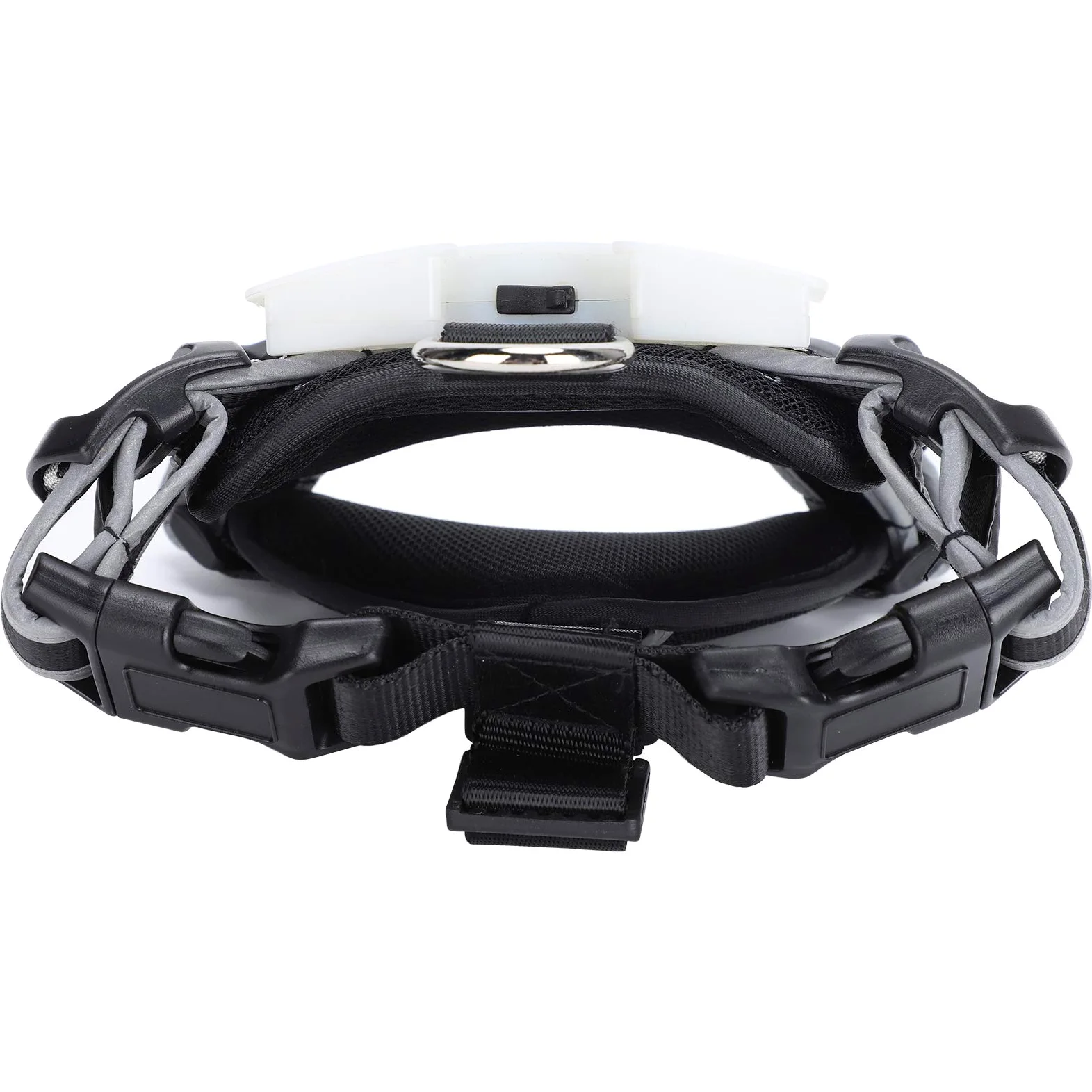Pettorina per Animali Domestici a LED con Strisce Riflettenti Regolabili, Ricarica USB di Sicurezza Notturna per Cani, Struttura in Poliestere Resistente, 1 unità (S)