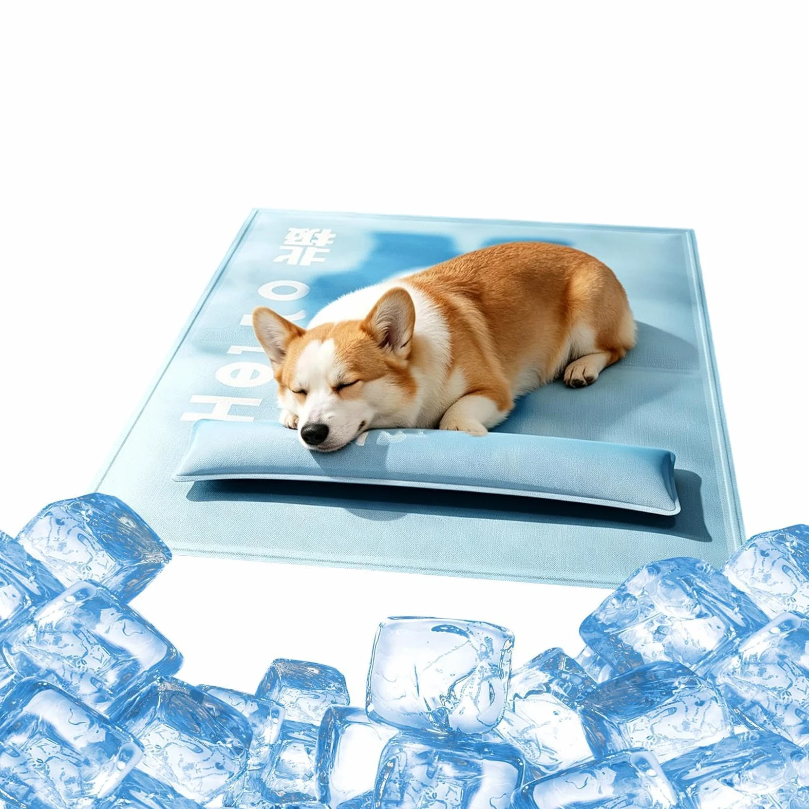 Generico Tappetino Rinfrescante Cani Impermeabile Con Cuscino Collo | Cuccia E Tappetino Rinfrescante Per Cani per cani di piccola media grande e gatti trasportino campeggio spiaggia viaggio