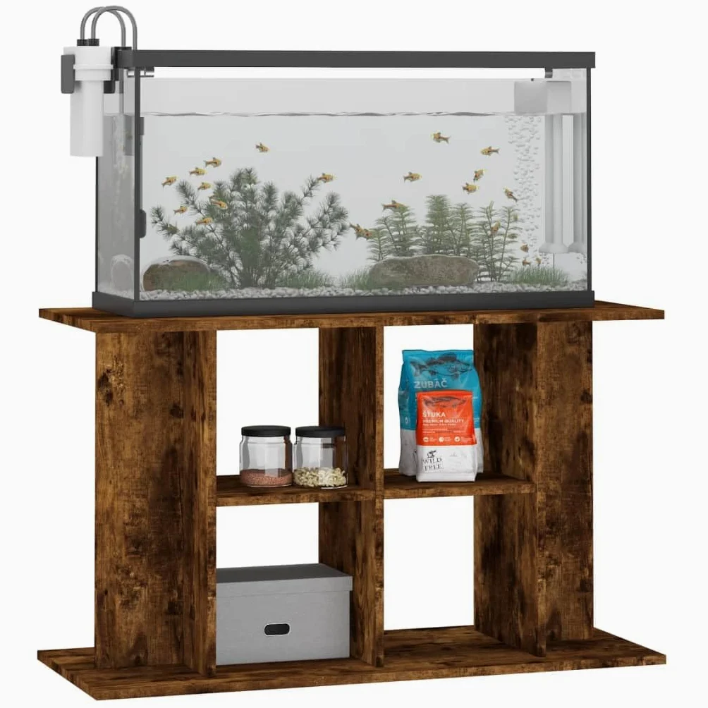 Supporto per acquario, con scomparti aperti, 100 x 40 x 60 cm