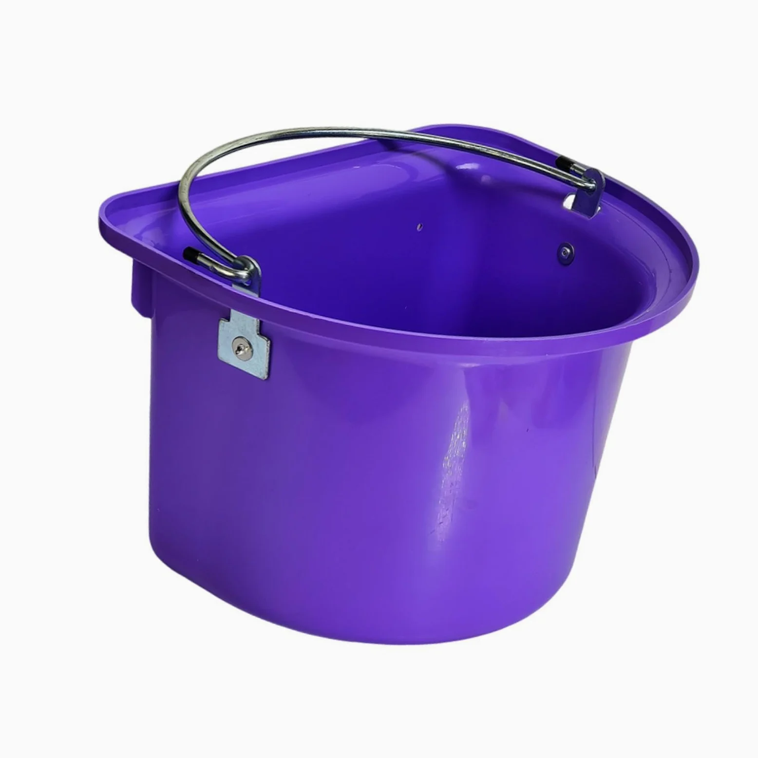 Mangiatoia per Cavalli, Secchio per Mangime, Contenitore per Mangime, Secchio per Acqua, Materiale Metallico PP Resistente all'Usura, Facile da Pu