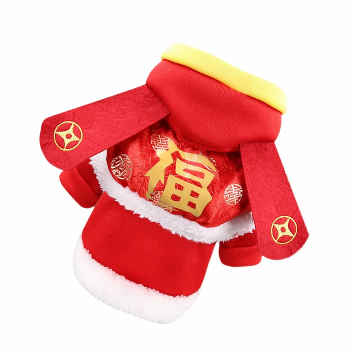 FRCOLOR 3 Pz Abbigliamento Invernale Vestiti Cappotti Per Cani Per L'inverno Costume Da Compagnia Di Capodanno Costume Capodanno Cinese Per Cani Creativo Cane Cappotto Invernale Cucciolo