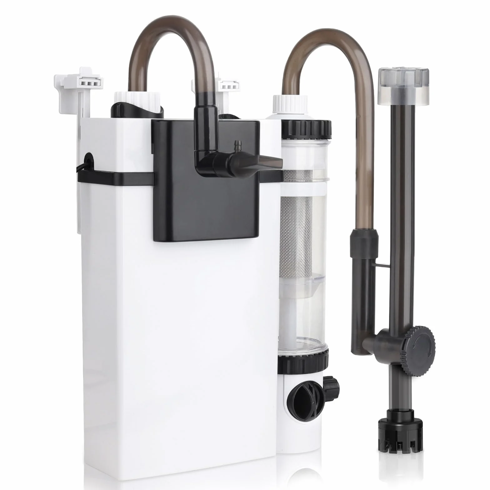 hygger Hang On Back Filtro,Filtro Esterno Silenzioso per Serbatoio di Pesce,500L/H 6W Filtro per Acquario con Raccolta Rifiuti di Pesce, Regolabile Fish Tank Filter for 19-75L Tanks