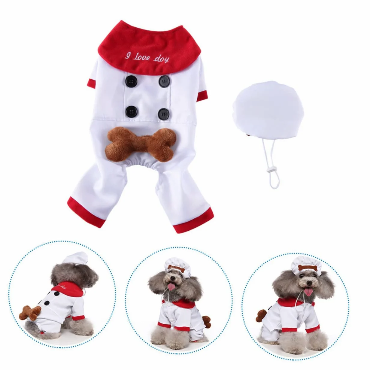 BESPORTBLE 3 Set vestirsi in modo divertente per animali domestici decorazione per animali domestici grandi costumi per cani costume cane halloween costume per cane halloween arredamento