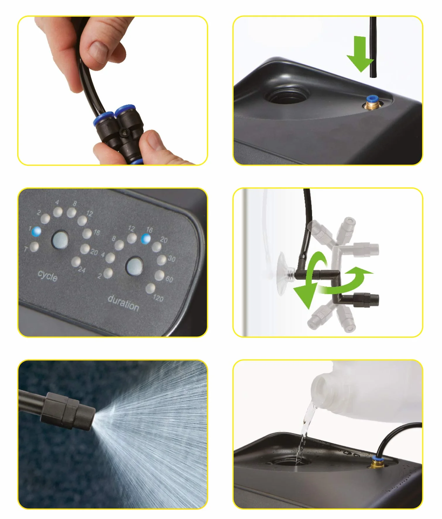 Exo Terra Monsoon Multi II, sistema di irrigazione programmabile, con serbatoio da 8 litri, 1 pezzo (1 confezione)