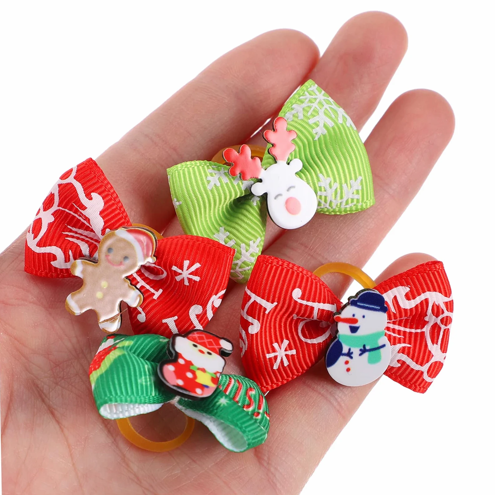 Angoily Fiocchetti per Cani Fiocchetti per Cani Halloween 300 Pezzi di di Animali Domestici Cravatta dei del Cane Mollette per Perno di della Bambola Fiocchi di di Cane Accessorio dei per