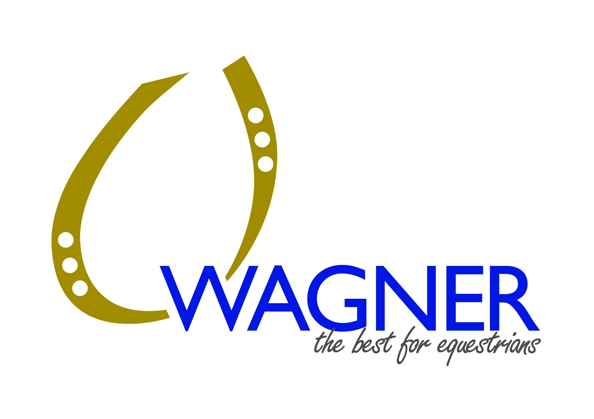 WAGNER Dressur - Set di sottosella con zanzariera e strass, colore: blu
