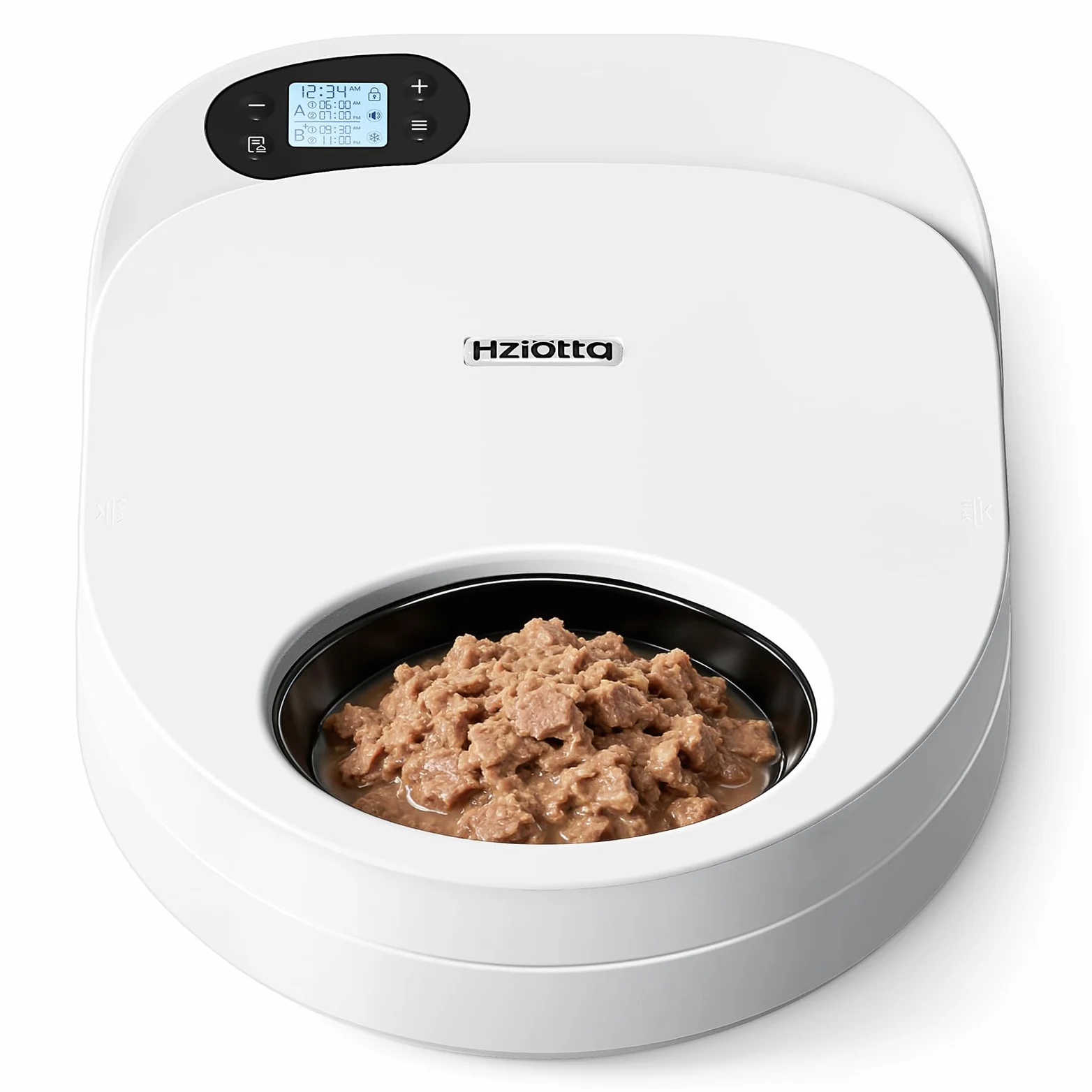 Mangiatoia automatica per gatti con raffreddamento, senza pacchetti refrigeranti, 48 ore di freschezza, per cibo umido e secco, timer per controllo delle porzioni, orari di lavoro e weekend