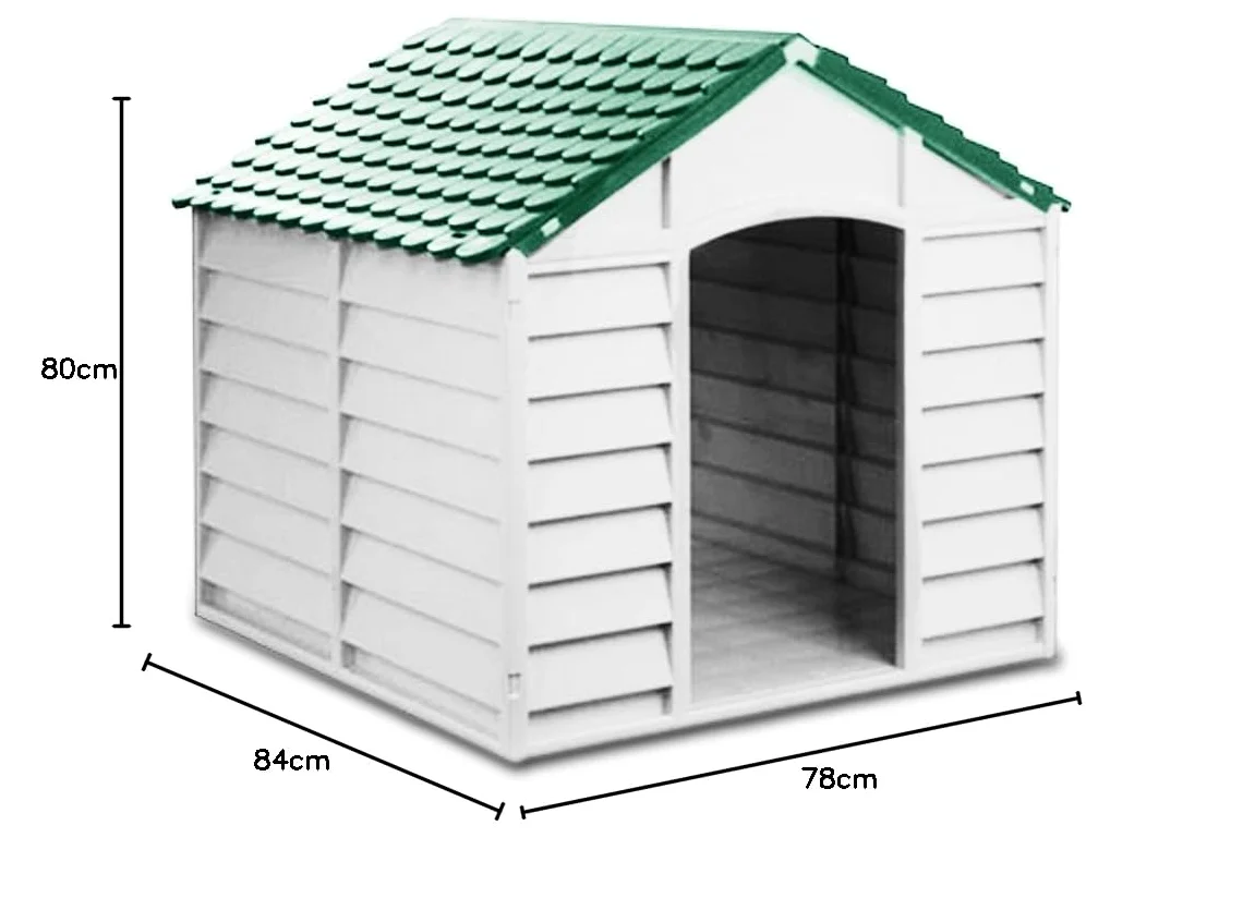 CUCCIA PER CANI IN RESINA MAXI PLASTICA PER TAGLIA MEDIA GRANDE 78X84X85 CM