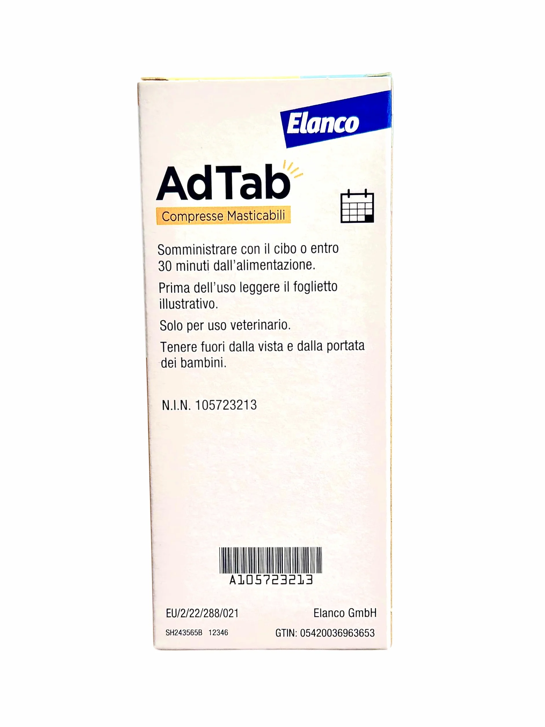AdTab Compresse Masticabili per Gatti >2,0-8,0 kg - 6 Compresse