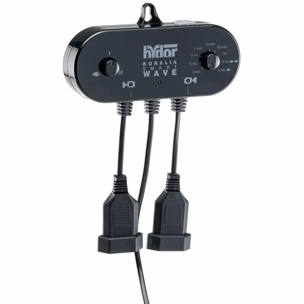 Hydor Controller Pompe di Movimento SMART WAVE per Acquari, 2 Programmi, Funzione Mangiatoia