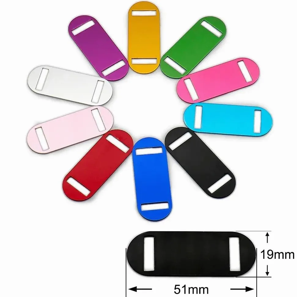 100 PZ Etichette Fai Da Te Incise Per Cani E Gatti Etichette Identificative Vuote In Alluminio Per Animali Domestici Pendenti Con Targhette Identificative Personalizzate Etichette Personalizzat