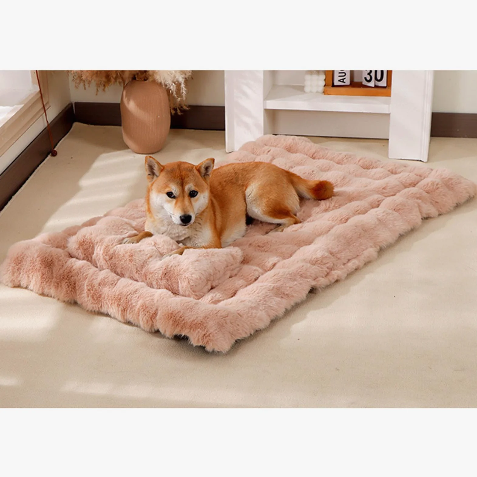 Tappetino per cani reversibile isolamento termico in cotone PP per tutto l'anno Comfort Pad Coperta Pet Sleep Cuscino invernale per cani