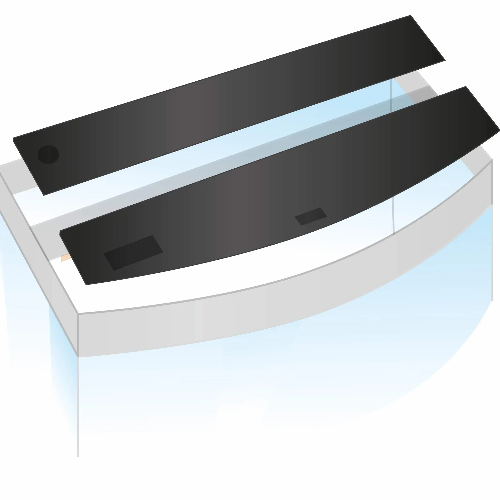 JUWEL - Coperchio per Acquario Vision 260, Set di 2 Tubi