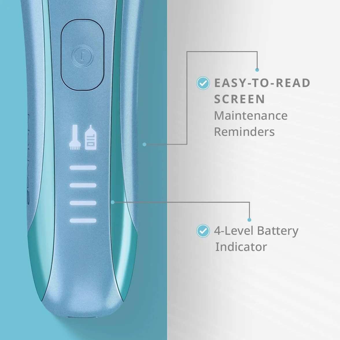 Wahl Motiva 2 Blue Ivy - Tosatrice Professionale per Animali - Tosatrice Cordless per Toelettatura di Cani con Lama 5 in 1, 3 Ore di Autonomia e Display Digitale - Adatta per Cani, Gatti e Cavalli