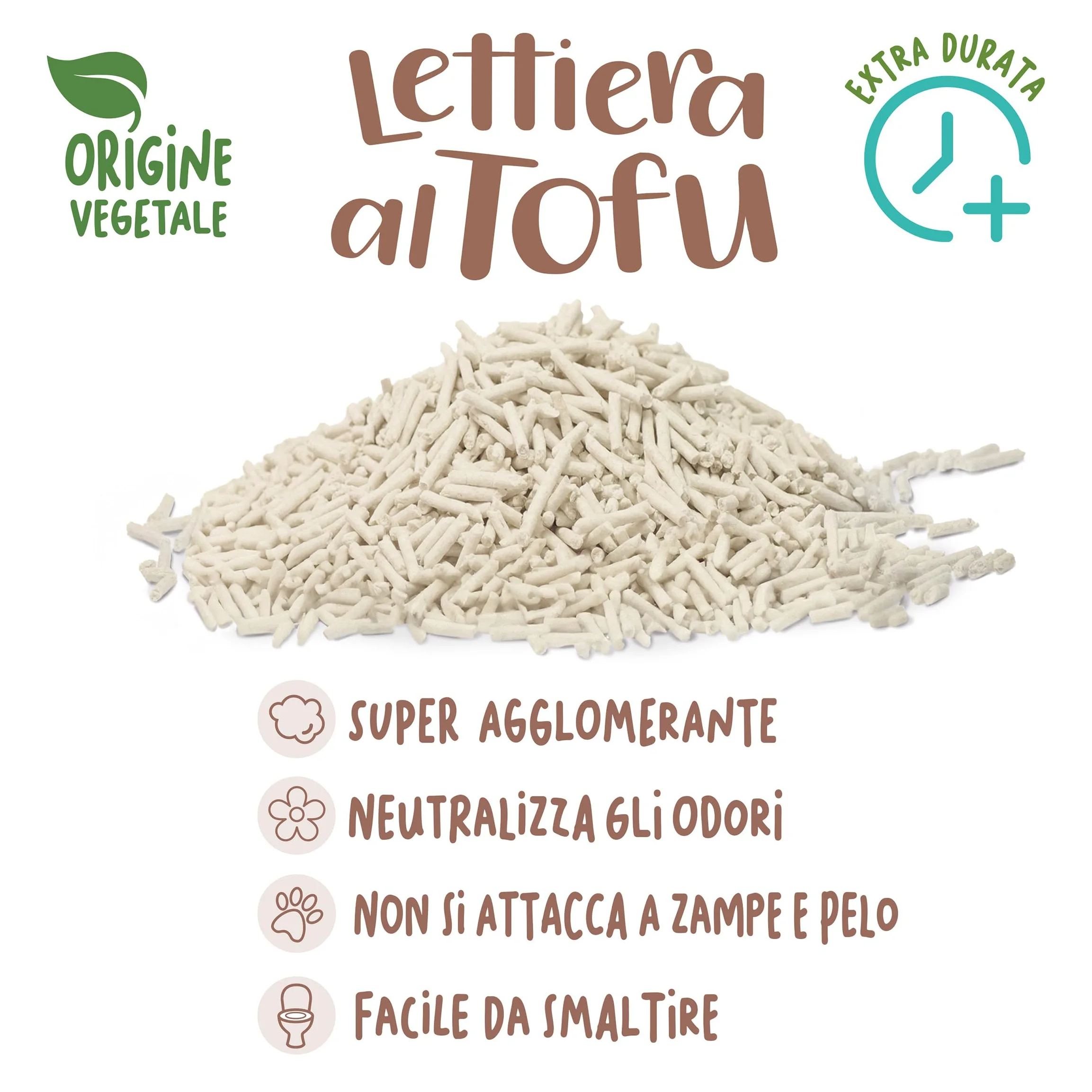 Best Friend - lettiera per gatti al tofu da 5,5 l Agglomerante e Vegetale. Fino a 30 giorni di utilizzo. Si smaltisce nell'organico o nel wc. Sabbia gatti anti odore Classica,